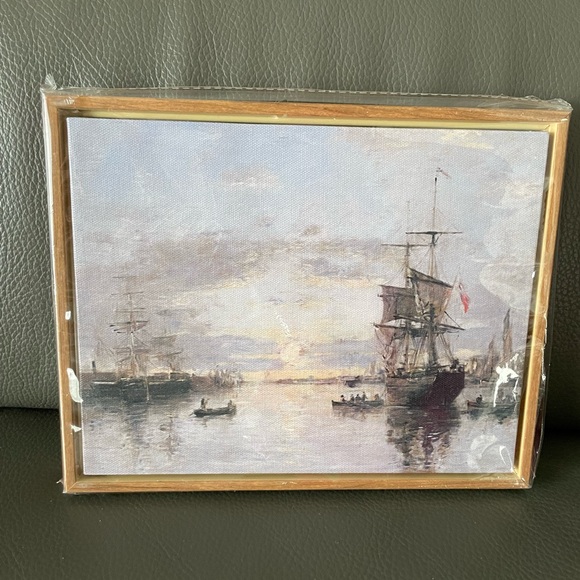 Vintage Le Havre :The Outer Harbor at Sunset - Picture 5 of 8